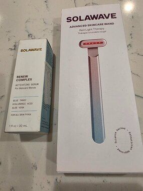 Solawave Advanced Skincare Wand & Renew Complex Activating Serum